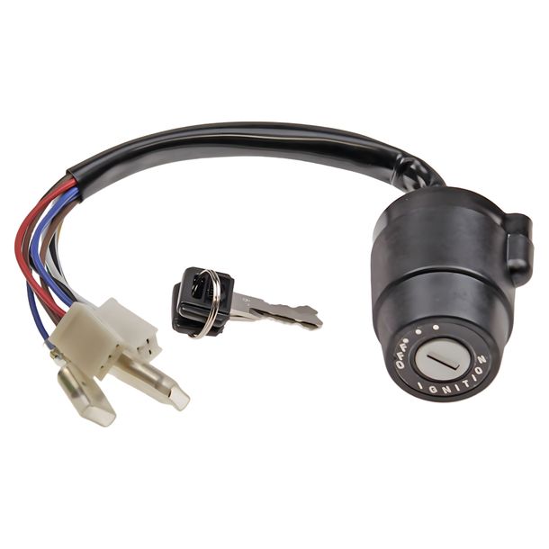 Cerradura de encendido 3 posiciones, negra para Yamaha FS1