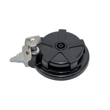 Tankdeckel+Schloß, schwarz für Suzuki TSX