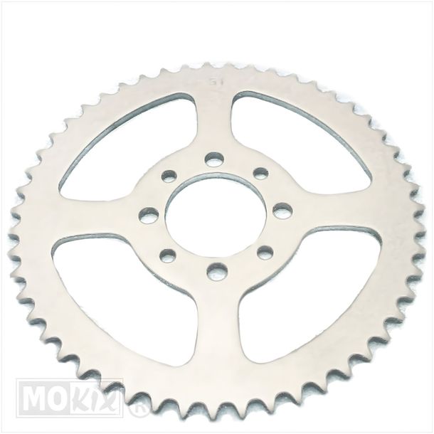 Piñón 420, 52mm 8 agujeros, 51 dientes para Suzuki TSX/ Kawasaki AR50