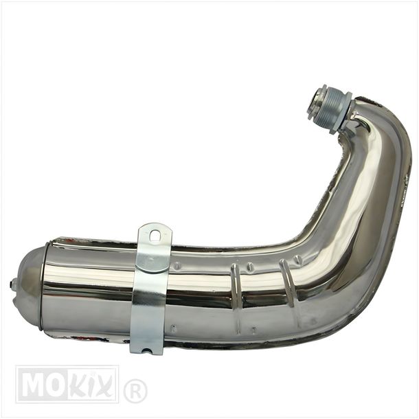 Auspuff für Mobylette MBK 40/50 chrom