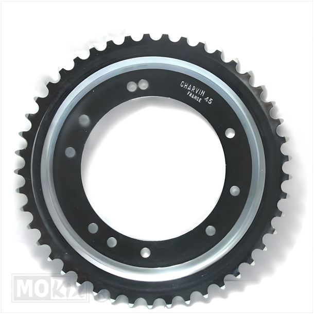 Pignon arrière MBK 98mm D8 10hole 45dents