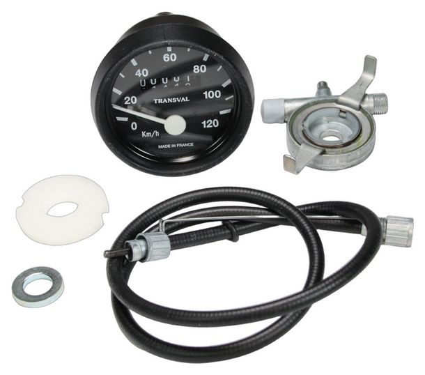 Snelheidsmeterset voor Mobylette/MBK 51 (1.8D/10.1) 120km/h