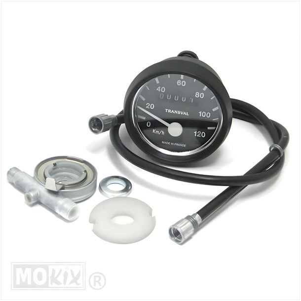 Snelheidsmeterset voor Mobylette/MBK 51 (1.8D/10) 120km/h