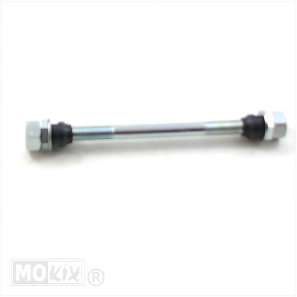 Complete 11 mm A-kwaliteit voorwielas voor Puch Maxi