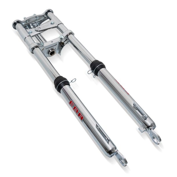 Gabel - Telegabel - Federgabel +10cm EBR, chrom, für Puch Maxi