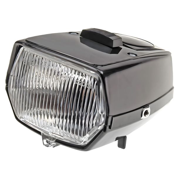 Koplamp N zwart voor Puch Maxi