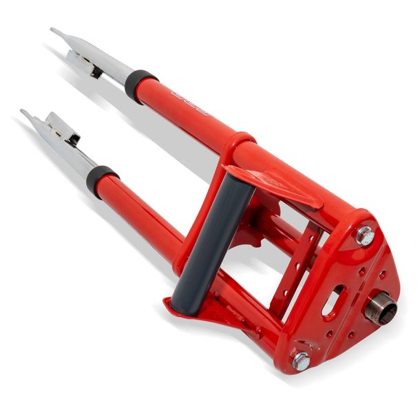 Fourche - fourche avant - fourche suspendue EBR, rouge, pour Puch Maxi Original Model