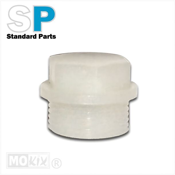 Foot Gear PVC witte olievulplug voor Puch