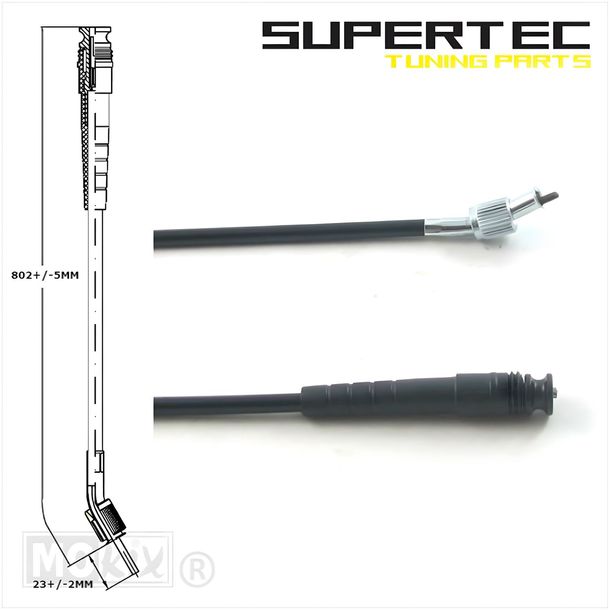 Eje de tacómetro para Honda MTX