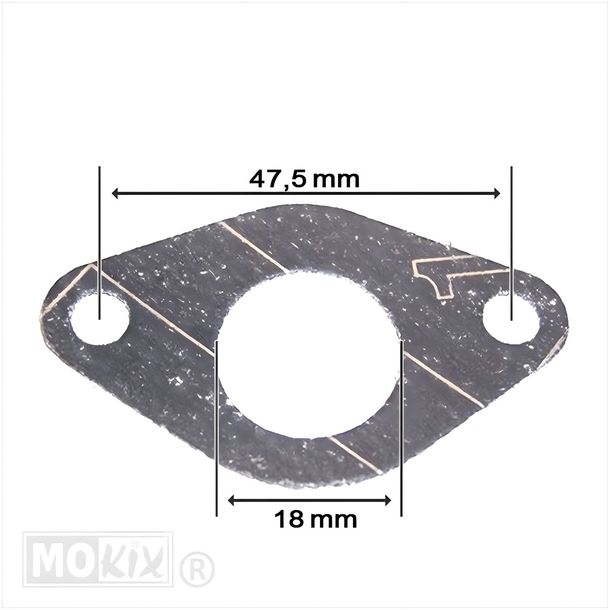 Zuigpoortafdichting voor Honda MT 50cc 18mm