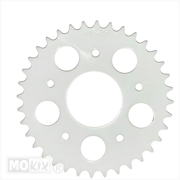 Pignon 54mm 5 trous 36 dents pour Kreidler