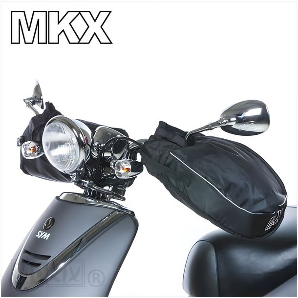 Handlebar Gauntlets Delux Black