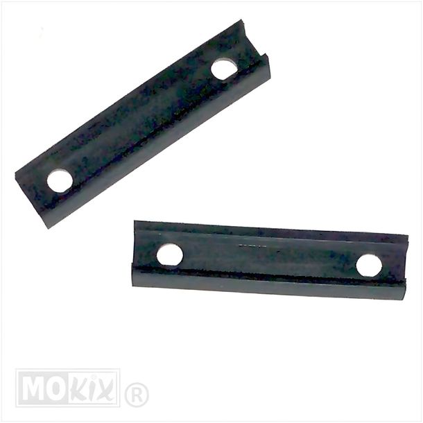 Rubber front mudguard bracket set for Kreidler