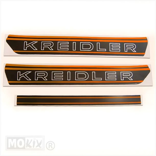 Tanksticker black/orange for Kreidler