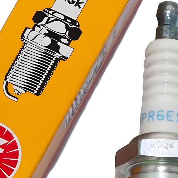 Bougie NGK BPR6ES résistance, 19,0mm long filetage Ø 14,0mm, 4008 / 4852 / 7678 / 7822 / 94811