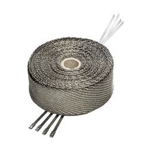 Hittebeschermingsband LeoVince WRAP KIT geweven band, tot 1400°C, 15m, 52mm breed, goud voor uitlaatsystemen / uitlaatbochten