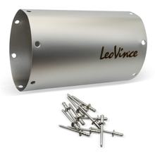LeoVince geluidsdemperhuls, uitlaat vervangingsdeel, huls einddemper, 180 mm, links