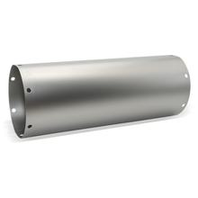 Schalldämpferhülle LeoVince Auspuff-Ersatzteil Hülle Endschalldämpfer, 300mm