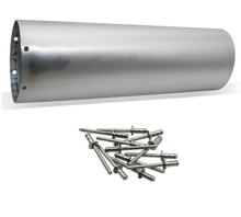 Schalldämpferhülle LeoVince Auspuff-Ersatzteil Hülle Endschalldämpfer, 400mm