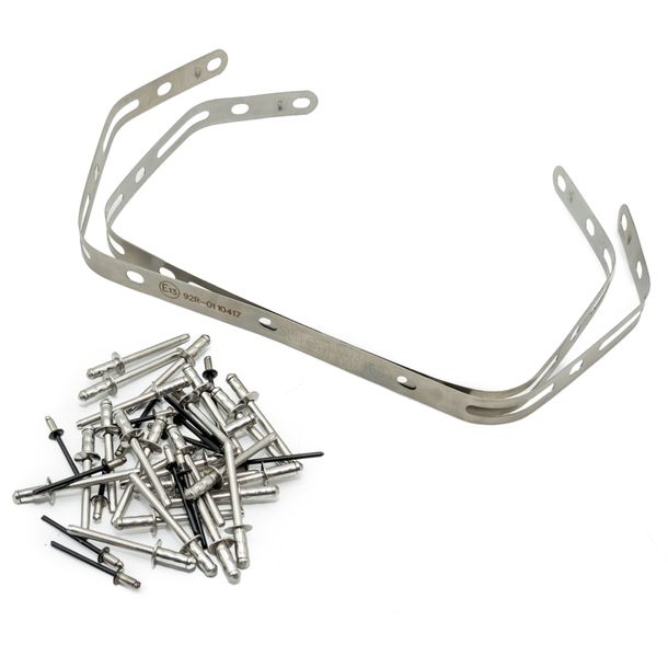 Nietensatz LeoVince Exhaust Replacement Part Nietenband including Nieten for 10034 / 1042 / 10417