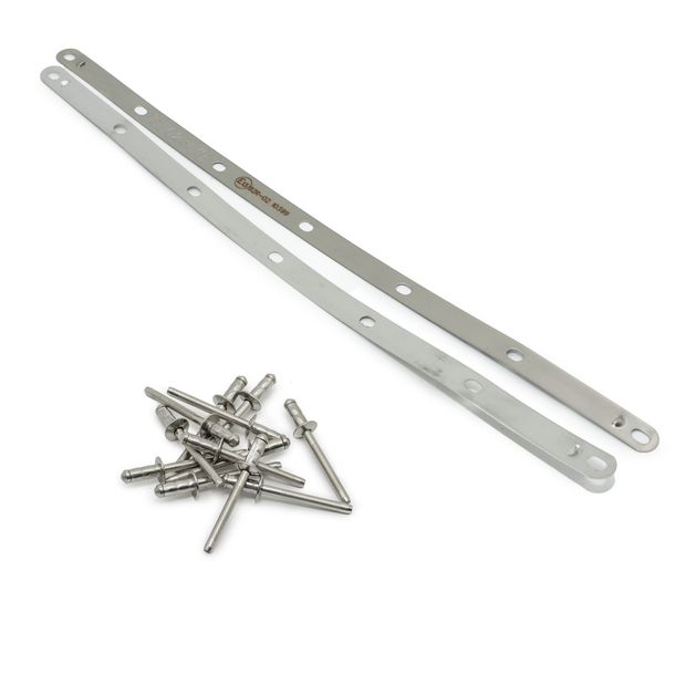 Jeu de rivets LeoVince pour pièces de remplacement d'échappement, bande de rivets avec rivets pour 0230 / 10399