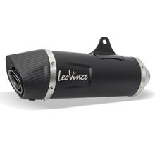 Endschalldämpfer LeoVince Auspuff-Ersatzteil 0430 / 10394, Edelstahl schwarz, Ø 50mm