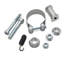 Supporto di scarico LeoVince, ricambio per scarichi, viti, set di fissaggio per Kawasaki Z 900 anno 2017