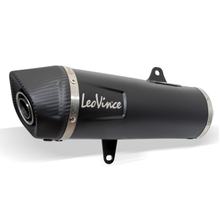 Échappement LeoVince, pièce de rechange pour silencieux 0230 / 10399, acier inoxydable noir, Ø 50 mm