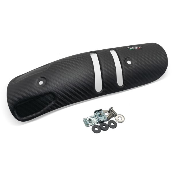 Heat Shield LeoVince Exhaust Replacement Part Exhaust Cover, Carbon for BMW S 1000 XR Model Year 2015 / 2016