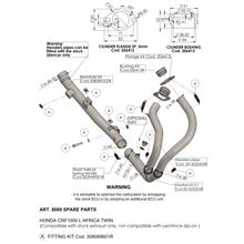 LeoVince Exhaust Pipe Exhaust Replacement Part Connecting Pipe 1167