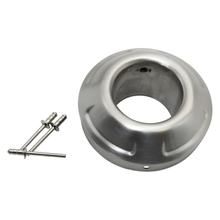 LeoVince Exhaust Trim, Exhaust Replacement Part Cap Silencer, Stainless Steel, Right