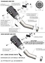 LeoVince Exhaust Pipe Exhaust Replacement Part Connecting Pipe 1154