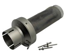 Silencieux d'échappement LeoVince pièce de rechange, acier inoxydable, Ø 54,5mm 173mm, droit pour LV-10