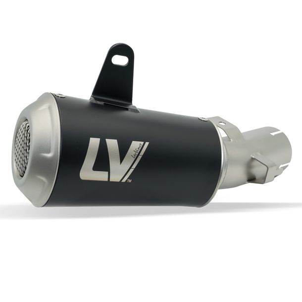 LeoVince Exhaust Replacement Part, Stainless Steel Black, 160mm, Right for LV-10