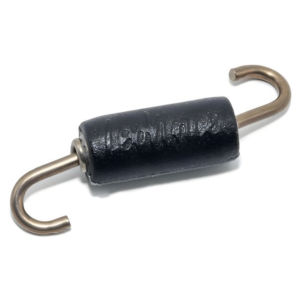 Molla di fissaggio per silenziatore LeoVince, ricambio per silenziatore, con rivestimento in silicone, corta, 60mm