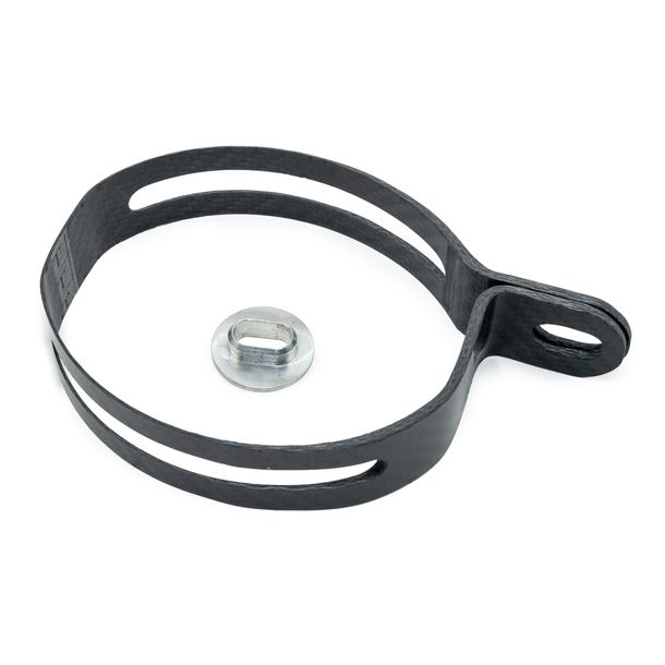 Collier de serrage LeoVince, pièce de rechange d'échappement, support d'échappement 22T, carbone