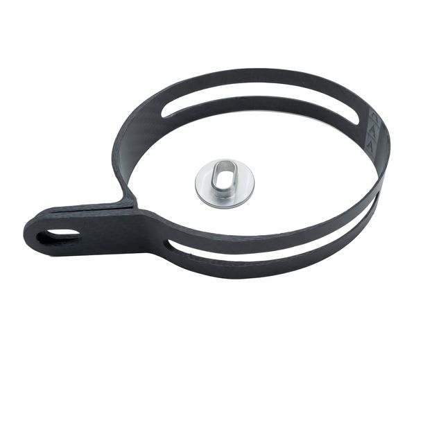 Collier de fixation LeoVince, pièce de rechange d'échappement, bride de support d'échappement 2A, carbone