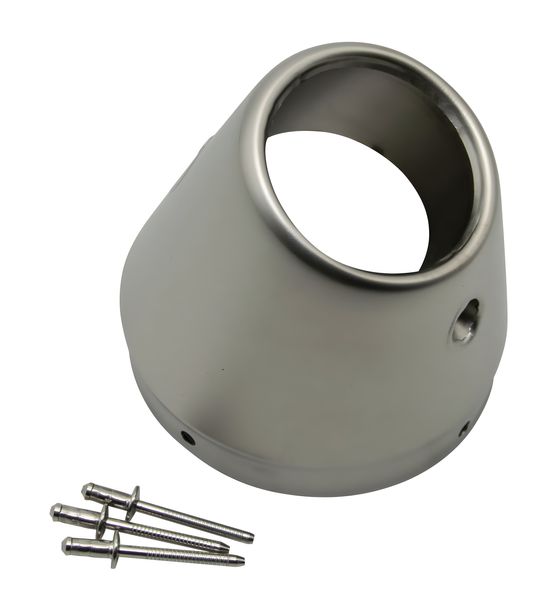 Auspuffblende LeoVince Auspuff-Ersatzteil Kappe Endschalldämpfer, Ø 54mm für GP STYLE
