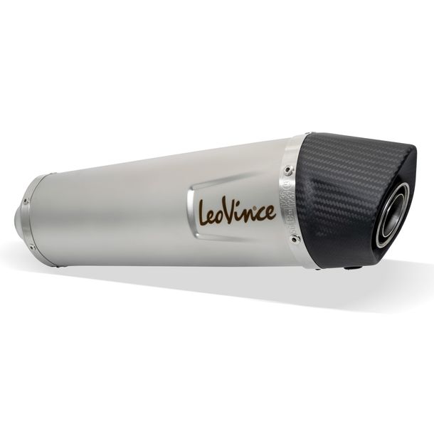 LeoVince silencer exhaust replacement part 0237, Ø 54mm 370mm, left for EVO