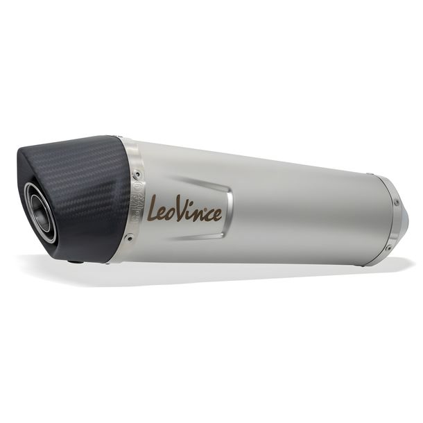 Silenciador LeoVince pieza de repuesto de escape 0231, acero inoxidable, Ø 50mm 370mm para EVO