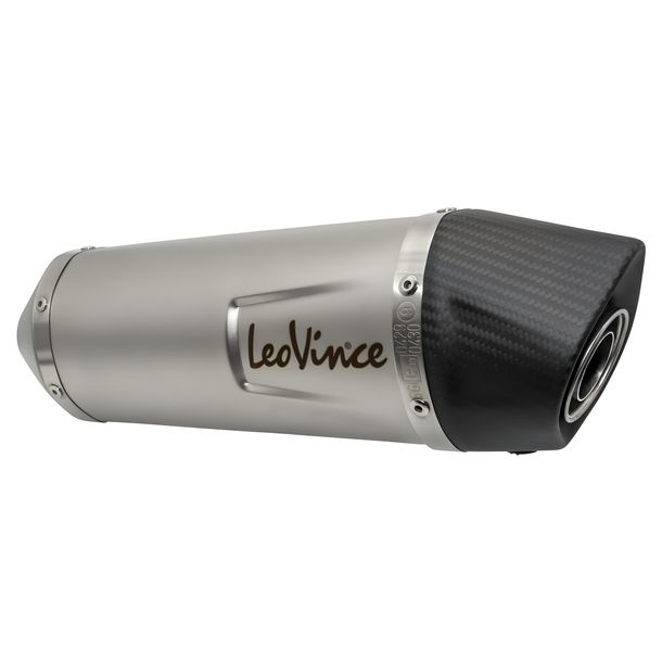Silenciador LeoVince pieza de repuesto de escape 0430, acero inoxidable, Ø 50mm 270mm para EVO