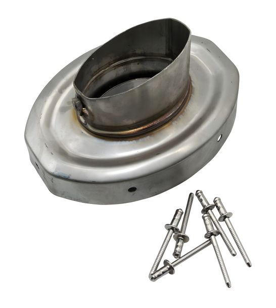 LeoVince Exhaust Trim Exhaust Replacement Part Cap Silencer, Ø 50mm, left for FACTORY R