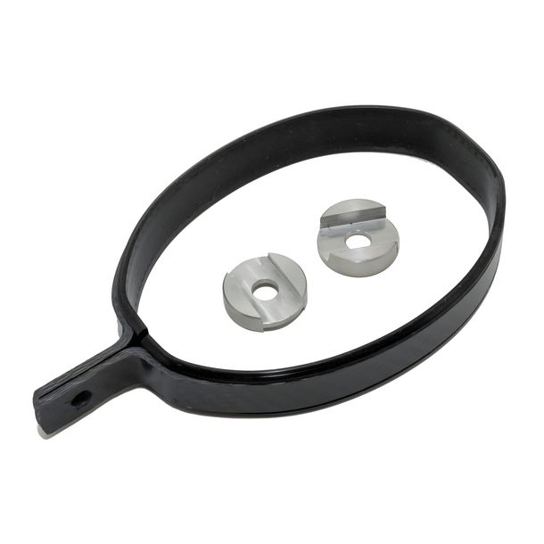 LeoVince Exhaust Clamp Exhaust Replacement Part Exhaust Bracket FR2, Carbon