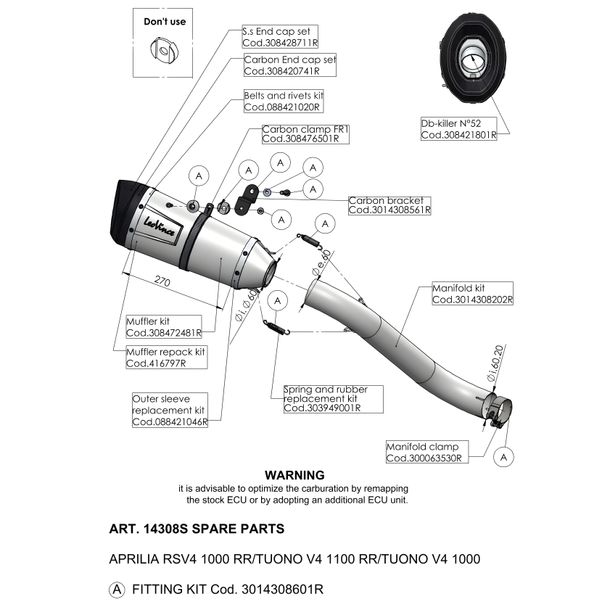 Kit De Pièces De Rechange Pour Cliquet à Entraînement 3/8" Facom ( Prix Pour 1