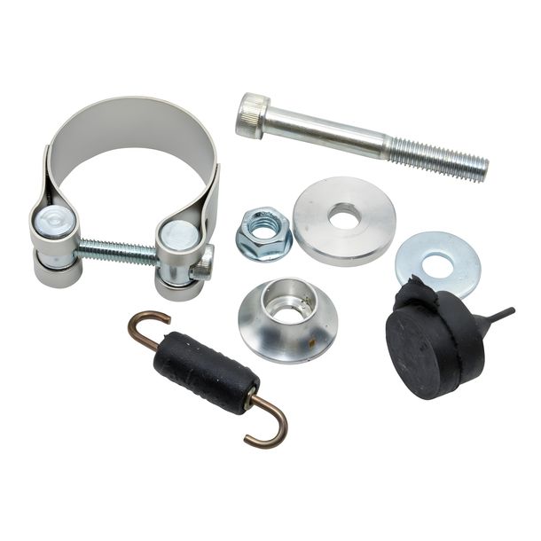 Support de pot d'échappement LeoVince Pièce de rechange pour pot d'échappement Jeu de vis de fixation pour Honda Integra 700 Année de fabrication 2012