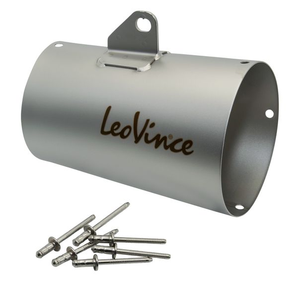 Housse de silencieux LeoVince pièce de rechange pour échappement, housse pour silencieux d'extrémité, acier inoxydable, 160mm, gauche