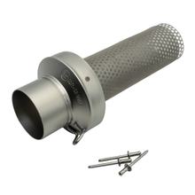 Silencieux d'échappement LeoVince pièce de rechange, acier inoxydable, Ø 54mm 173mm, droit pour LV-10