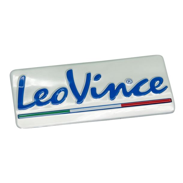 Plaquette / Émblème Pièce de rechange d'échappement LeoVince Autocollant, résistant à la chaleur