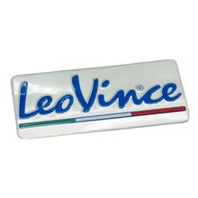Placa / Emblema Peça de Substituição Escapamento LeoVince Adesivo, resistente ao calor