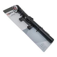 Mini pompa d'aria pompa per bicicletta Lynx nera alluminio universale fino a 8bar per tutte le valvole